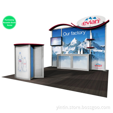 10x10ft Booth Design and Building for Las Vegas Trade Show
